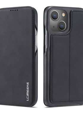 适用苹果15手机壳皮夹A3092外壳翻盖式iPhone15保护套6.1英寸A3089磁吸A2846潮款IP15带盖A3090膜插卡左右开?