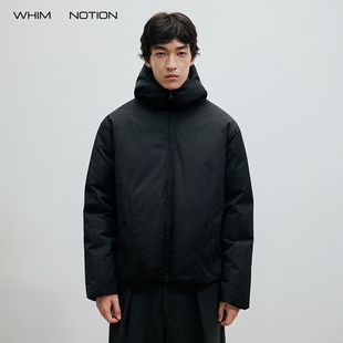 90白鹅绒破骨结构立体剪裁连帽防水羽绒服 WHIMNOTION old杨