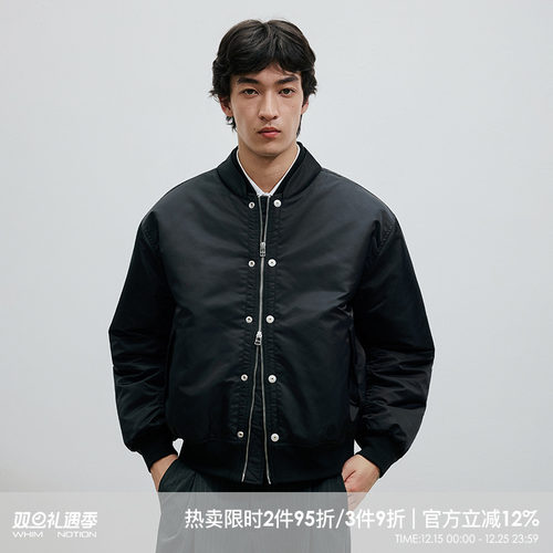 WHIMNOTION 25AW「双领结构」飞行夹克bomber 新雪丽KL型棉服外套