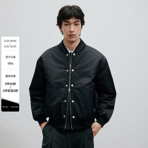 WHIMNOTION 25AW「双领结构」飞行夹克bomber 新雪丽KL型棉服外套