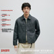 WHIMNOTION 25AW「撞钉拉链」防褪色牛仔夹克休闲百搭上衣外套秋