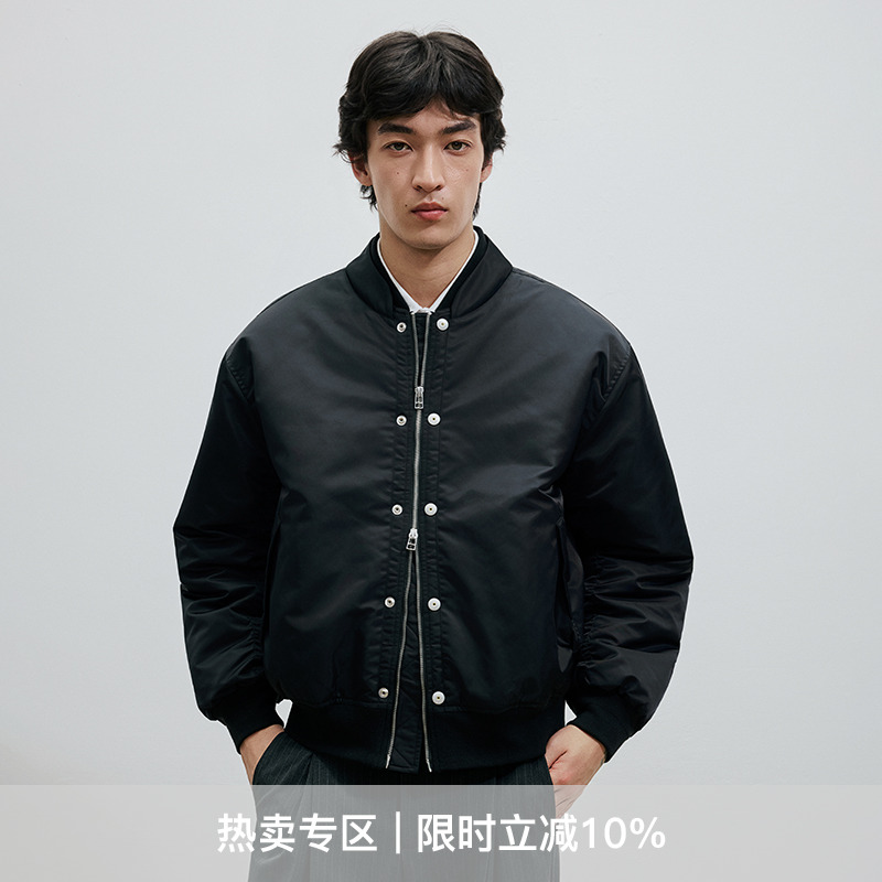 WHIMNOTION 25AW「双领结构」飞行夹克bomber 新雪丽KL型棉服外套