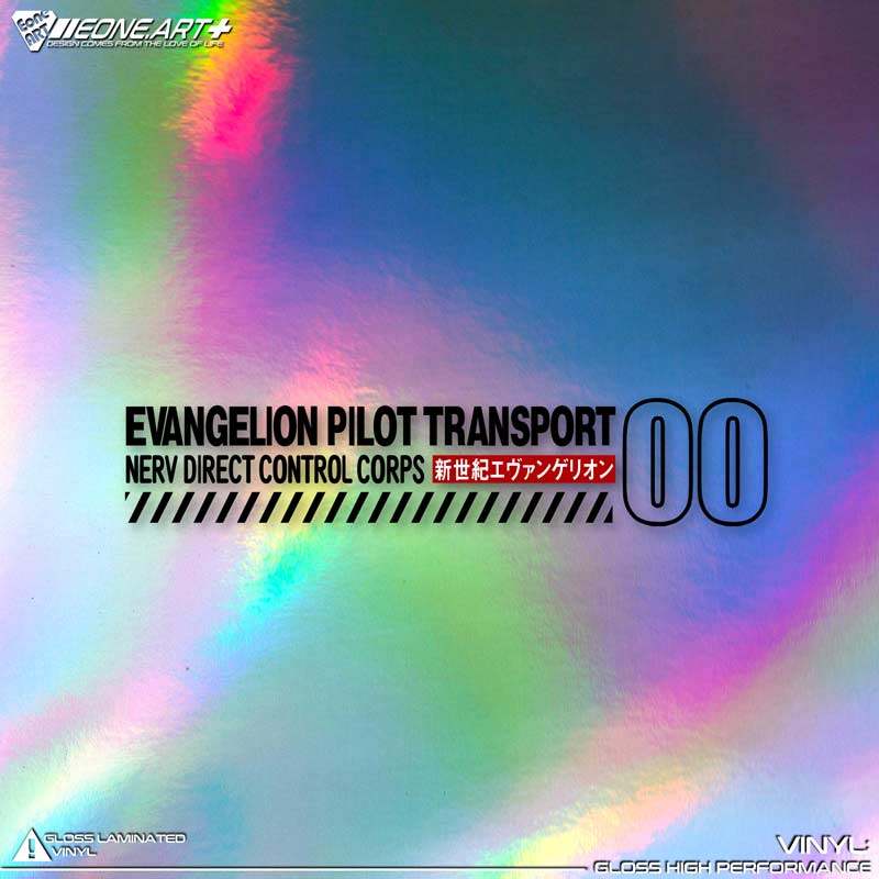 eone反光车贴 eva零号机飞行员绫波丽英文文字室内外防水镂空贴纸