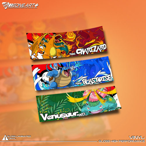 反光宠物小精灵Pokémon贴纸防水