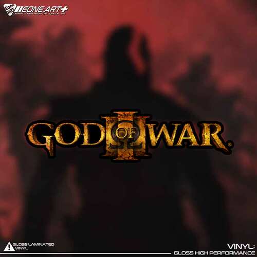 反光贴GodofWar防水贴纸战神