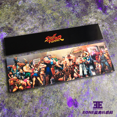 EONE反光车贴街头霸王STREETFIGHTER群人JDM改装头盔赛车贴纸防雨