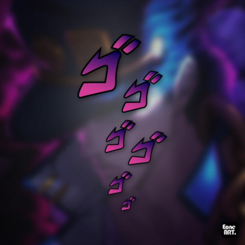 JOJO的奇妙冒险防水反光贴纸