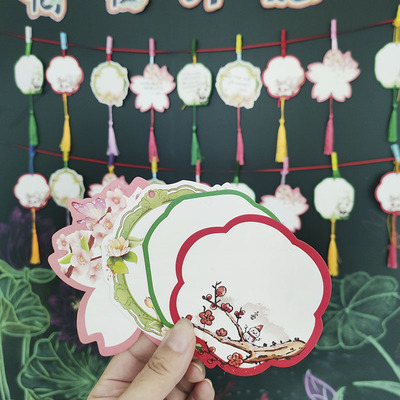 创意贺卡许愿墙悬挂装饰心愿吊卡