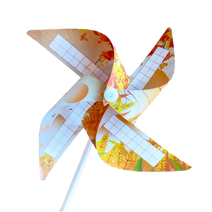 风车硬笔书法作品纸新年主题小学生书写练字比赛专用纸创意儿童文创手工diy自制元旦班级桌面布置装饰展示纸