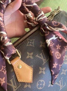 lv5&vv20缠包丝巾speed30装饰长条nano飘带发带绑包丝带腰带领巾