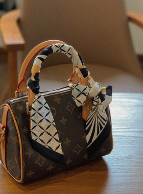 lv5&vv20老花丝巾nano手柄保护邮差包飘带绑包speedy30配件束发带