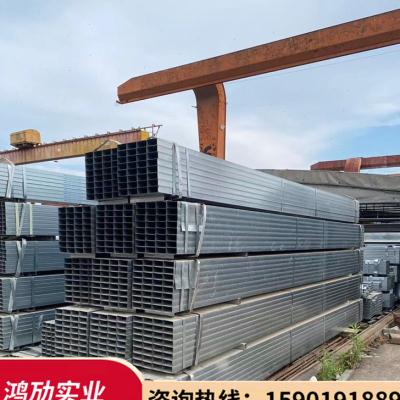 方管钢材矩形光亮内刮黑方管扁通20x20 30x40 加厚40x60镀锌方管