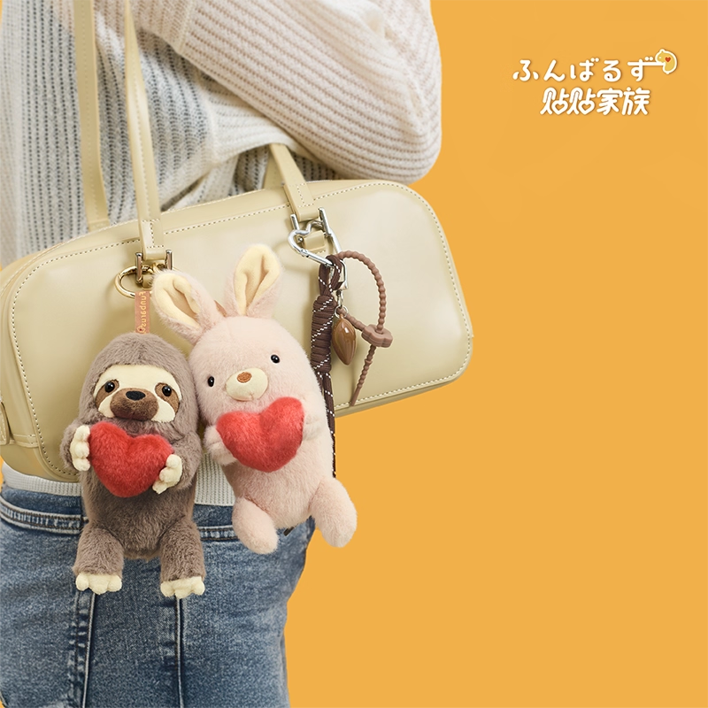 贴贴家族包挂毛绒可爱动物公仔玩偶diy配饰背包挂饰情侣礼物,玩具/童车/益智/积木/模型,毛绒/玩偶/公仔/布艺类玩具,淘宝优惠券,粉丝福利购,淘宝优惠卷