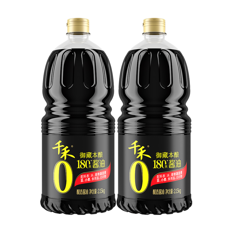 千禾零添加酱油酿造特级生抽酱油