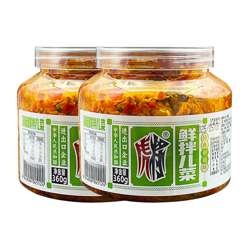 虎将鲜拌儿菜360g罐装