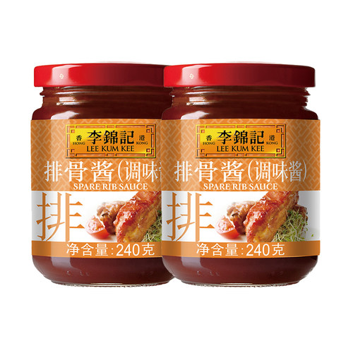 李锦记排骨酱调味酱拌面调味酱