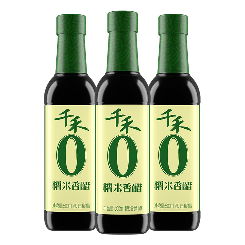 千禾零添加姜蒜香醋凉拌炒菜家用