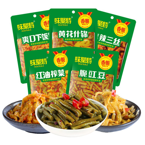 味聚特爽口下饭菜四川麻辣榨菜