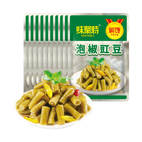 味聚特泡椒豇豆红油酸豆角下饭菜