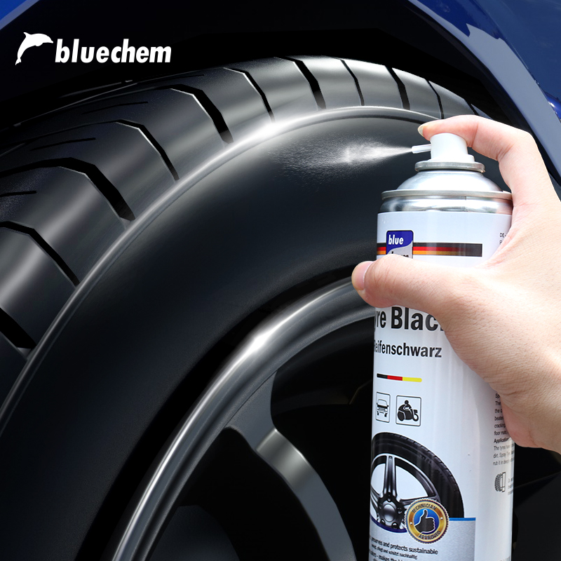 德国汽车轮胎蜡光亮剂清洁保护轮胎宝釉油腊保养防老化增黑亮清洗