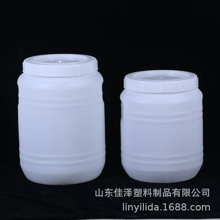 货源大口圆桶10升15升塑料水桶豆腐乳桶酵素桶米桶水桶螺纹盖不丹