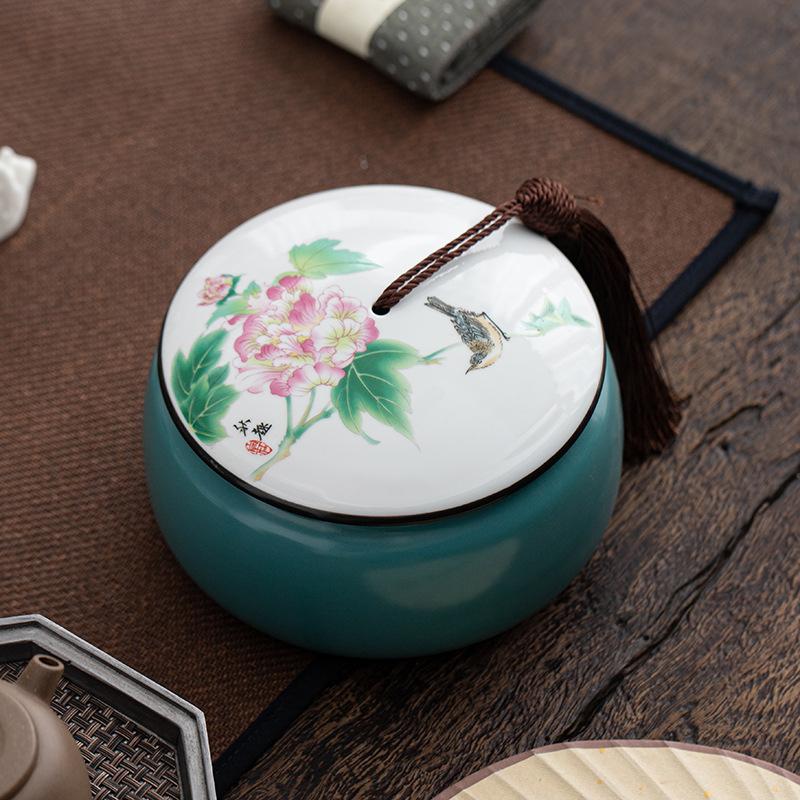 普洱存茶罐家用大号陶瓷密封罐