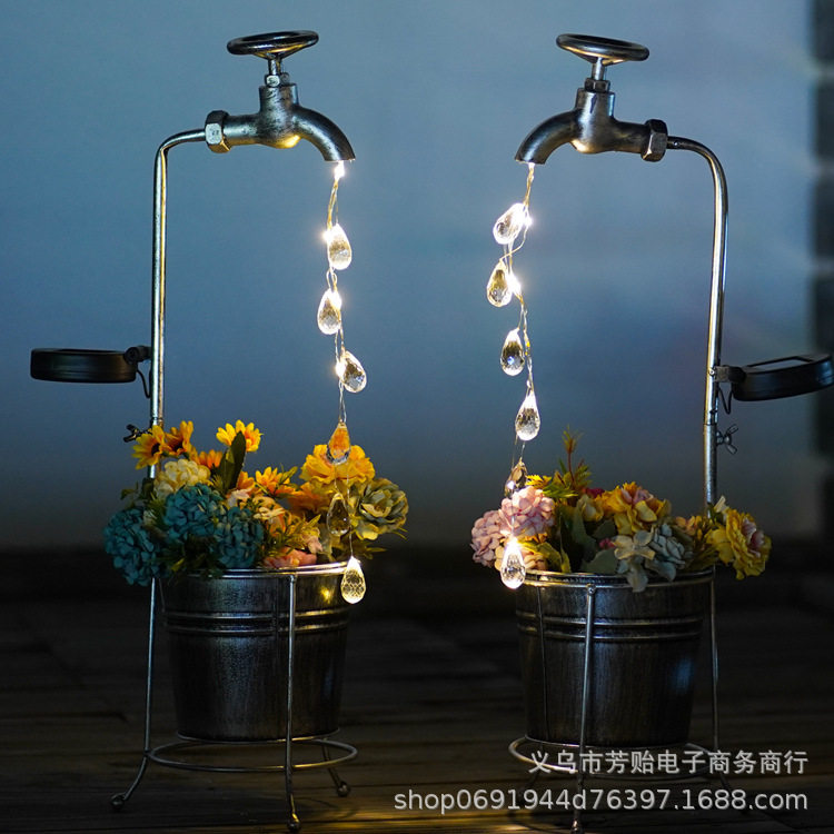 新款亚马逊太阳能花洒水壶水龙头