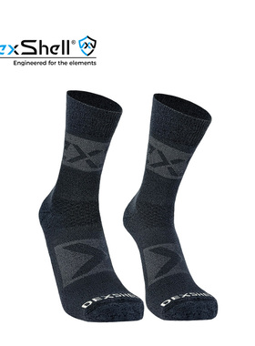 戴适DexShell羊毛运动袜 跑步越野 非防水 美利奴全袜橡筋不变形