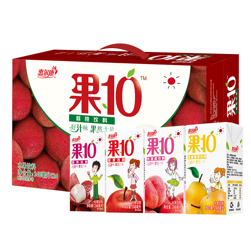 惠尔康果10多味果汁饮料