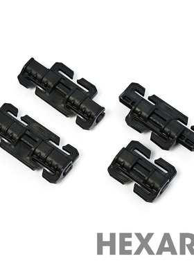 HEXARD ACS-08 矩阵连接扣具斜挎包快拆扣机能战术扣黑色molle扣
