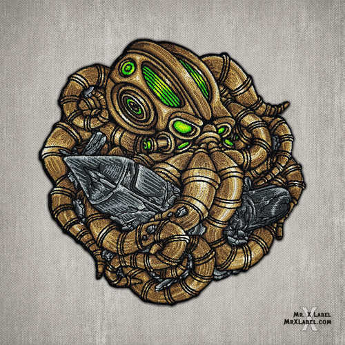 现货 美国MXL KRAKEN ROBOT  Cooper士气章魔术贴