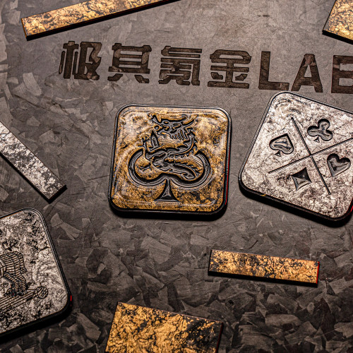 Dragon纯金箔碳纤维魔术贴