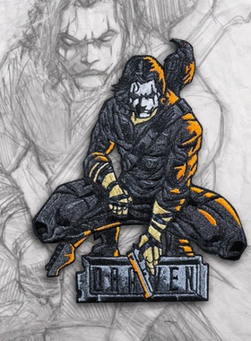 美国GP Grumpy Draven Embroidery 脾气暴躁的德莱文刺绣魔术贴章