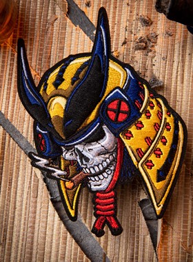 美国MA SABERTOOTH AND WOLVIE 剑齿虎和狼 士气章 刺绣魔术贴