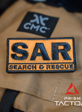 GEGG盖格安全 SAR Search & Rescue搜索救援 刺绣魔术贴 士气章