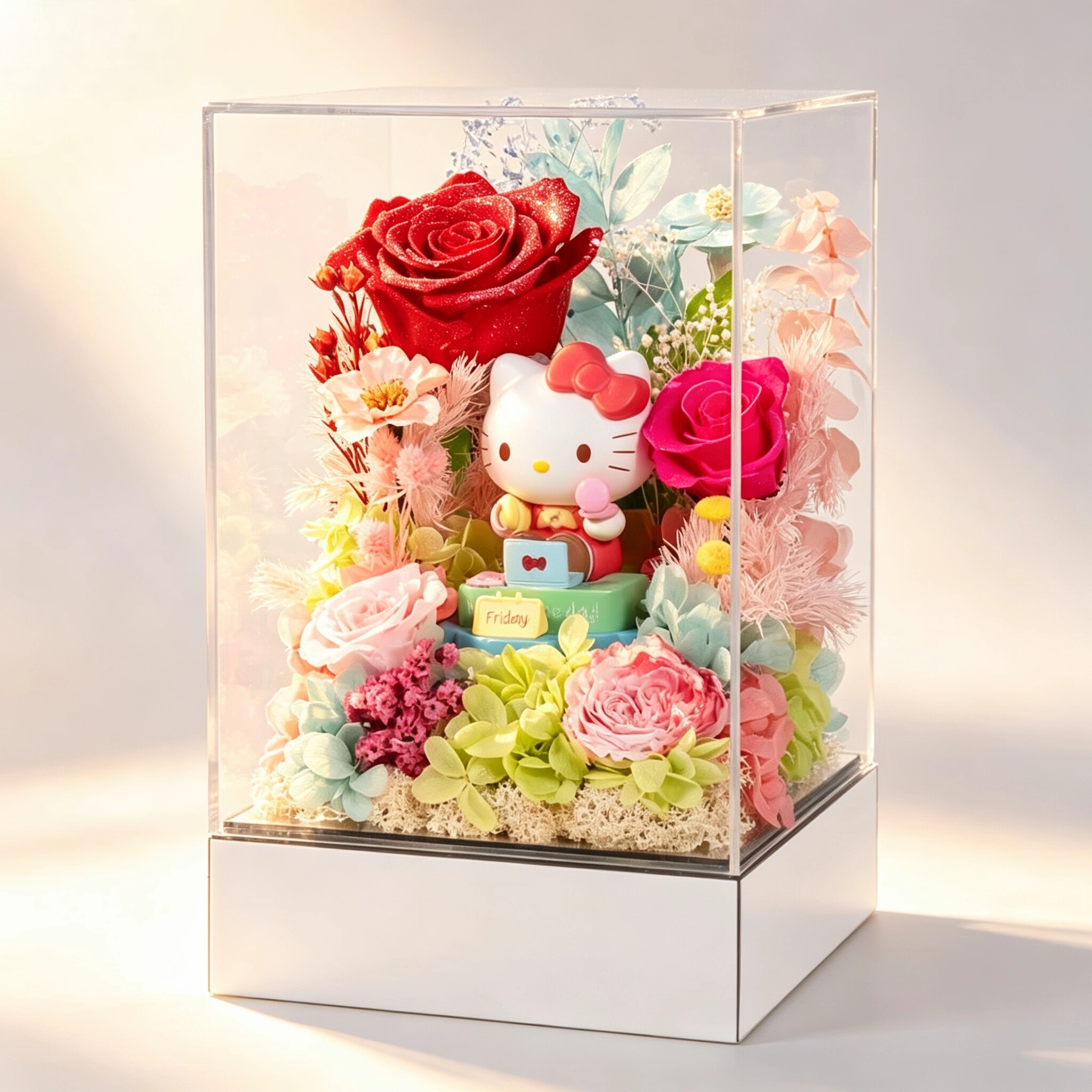 hellokitty永生花束礼盒送女友图片