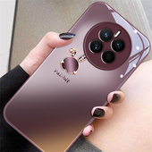 玻璃30por镜头全包情侣款 钻石折耳兔适用华为mate50手机壳新款 50pro创意轻奢可爱mate40高级感时尚 潮牌保护套