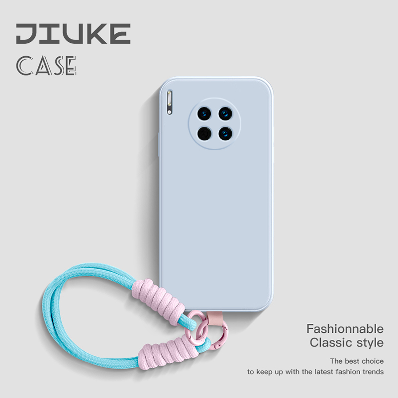 适用于华为mate30硅胶壳送挂绳