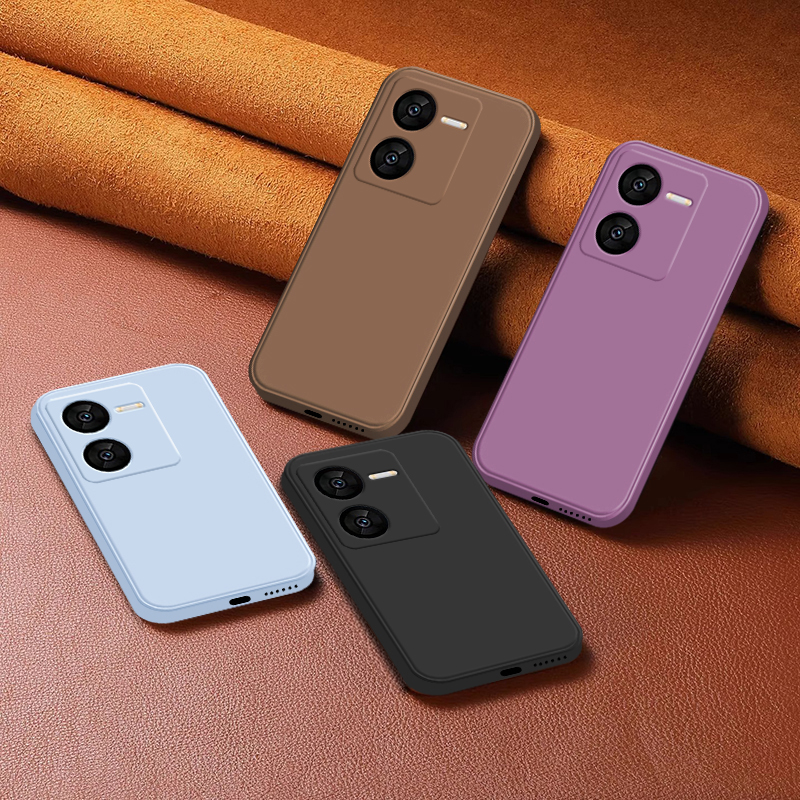 适用于iQOOZ8新款纯色手机壳
