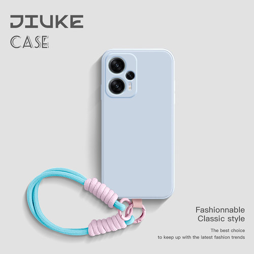 适用于红米note12硅胶壳送挂绳