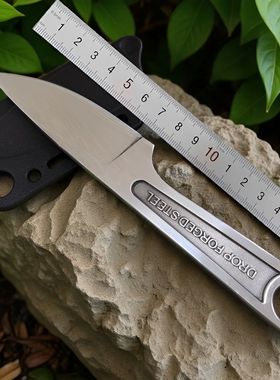 1119小直高硬度户外刀野营刀加厚一体式全钢水果刀