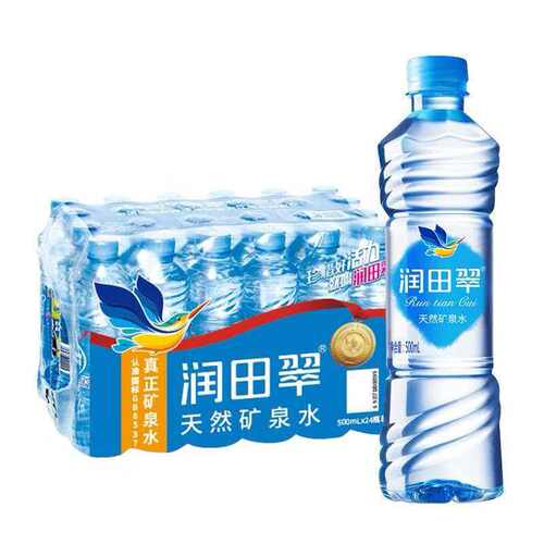 润田翠天然矿泉水500ml×24瓶矿泉水整箱发货正品各规格不含硒