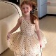 2026夏季 新款 女童甜美波点背心裙女宝宝洋气气质圆点公主连衣裙