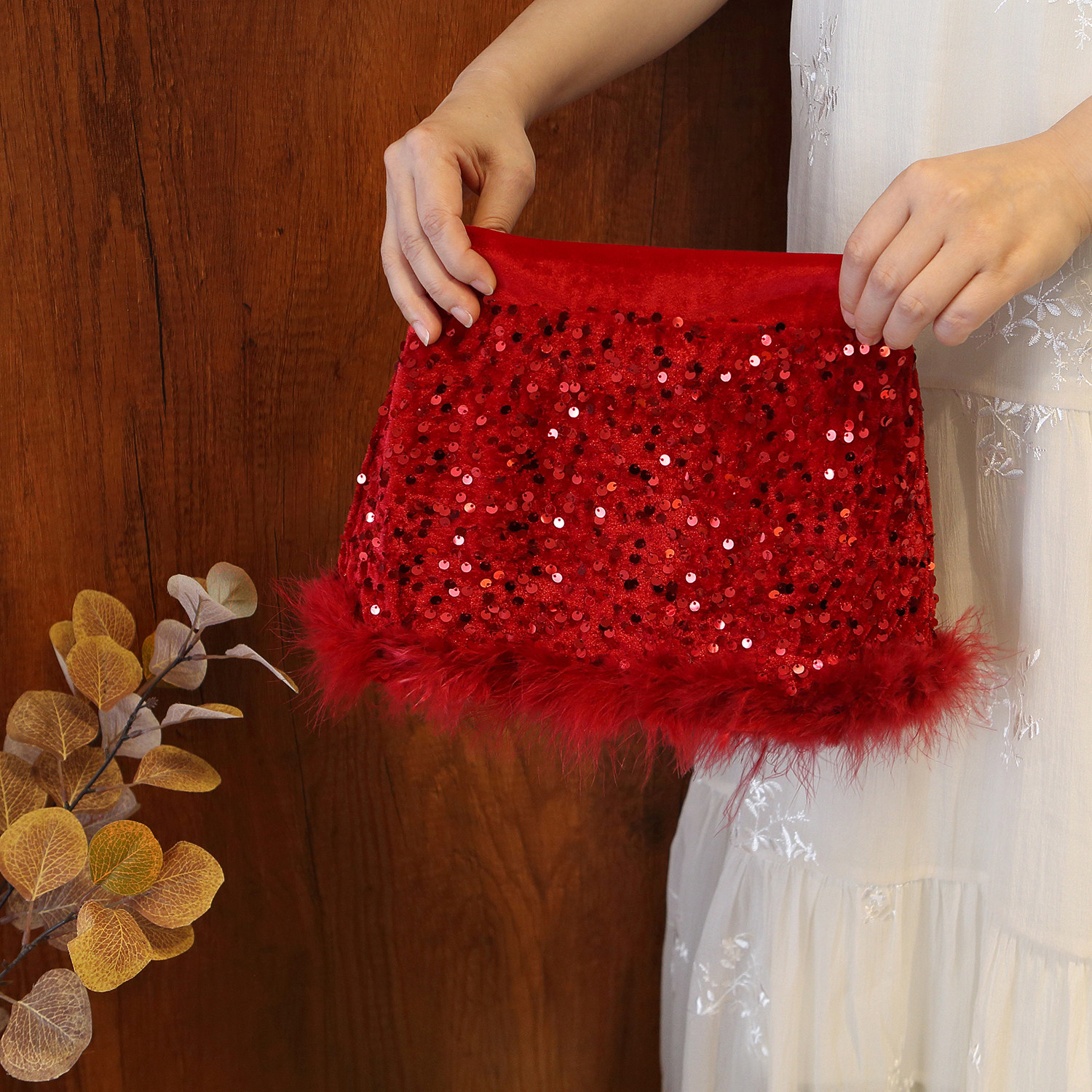 女童小香风加厚秋冬亮片半身裙女短裙防走光气质潮名媛短裙包臀裙,童装/婴儿装/亲子装,半身裙,淘宝优惠券,粉丝福利购,淘宝优惠卷