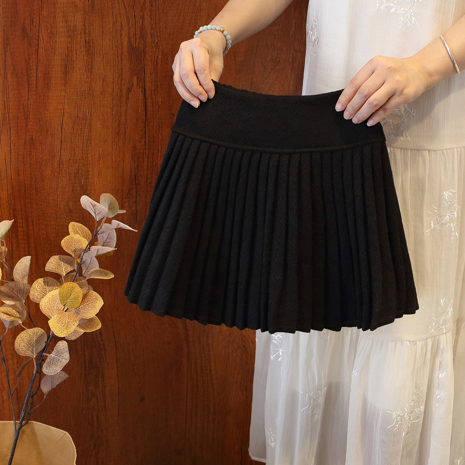 女童半身裙秋冬装2025新款儿童洋气百褶裙女孩韩系学院风时尚短裙