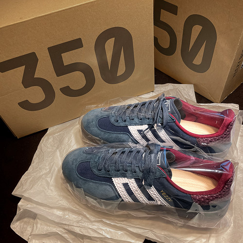 官方正品美式蓝莓色德训鞋男女款2026新款夏季情侣休闲运动阿甘鞋