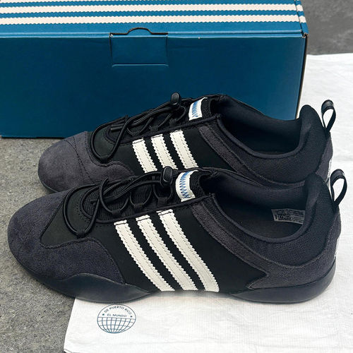 复古赛车鞋三杠运动德训鞋男女款2026春季新款百搭休闲低帮板鞋潮