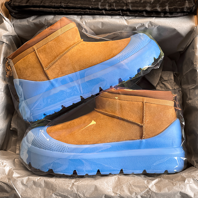 塔斯曼雪地靴2025新款厚底增高羊皮毛一体冬季加绒加厚男鞋女棉鞋