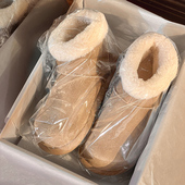 泰迪卷毛小土豆雪地靴女款 加厚加绒皮毛一体户外保暖棉鞋 冬季 新款