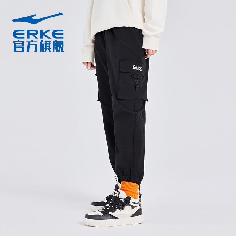 运动裤鸿星尔克女长裤卫裤子